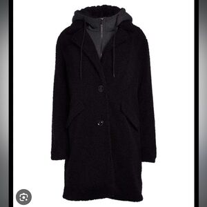 Steve Madden Black Teddy Jacket